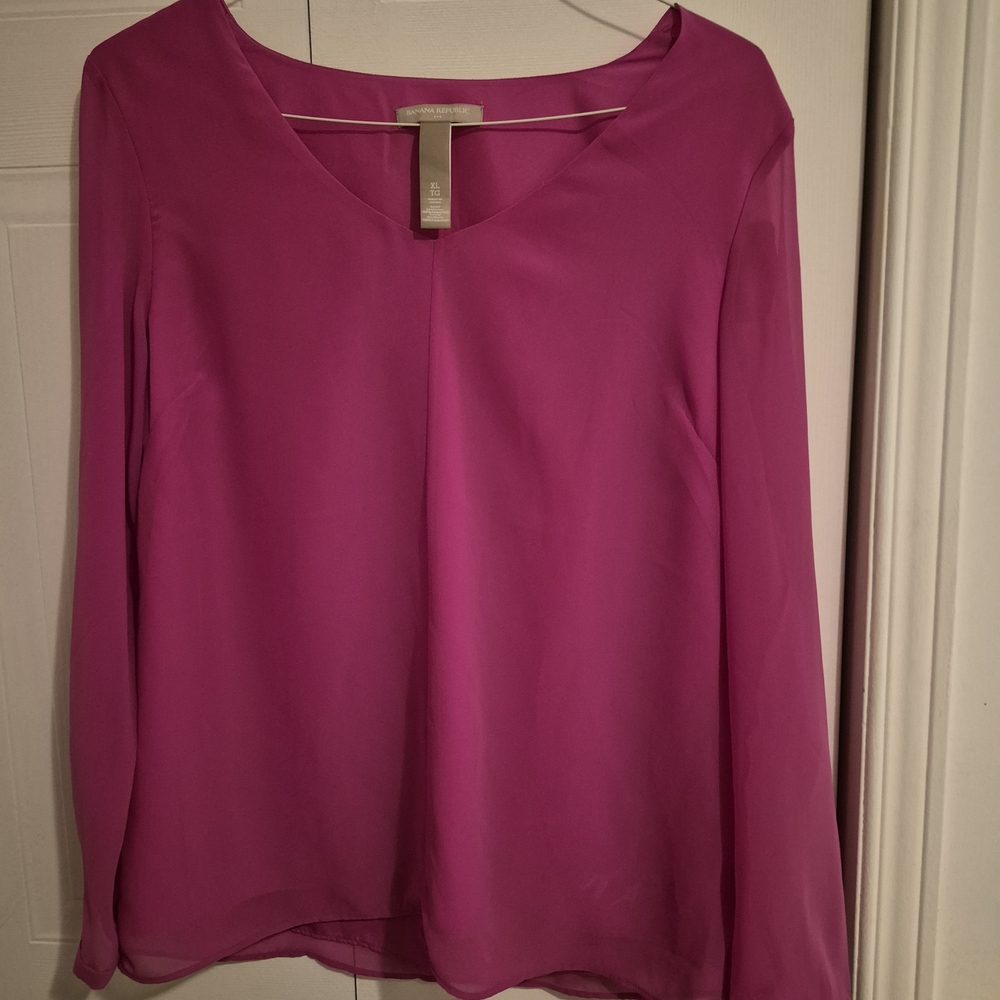 Banana Republic Pink Blouse